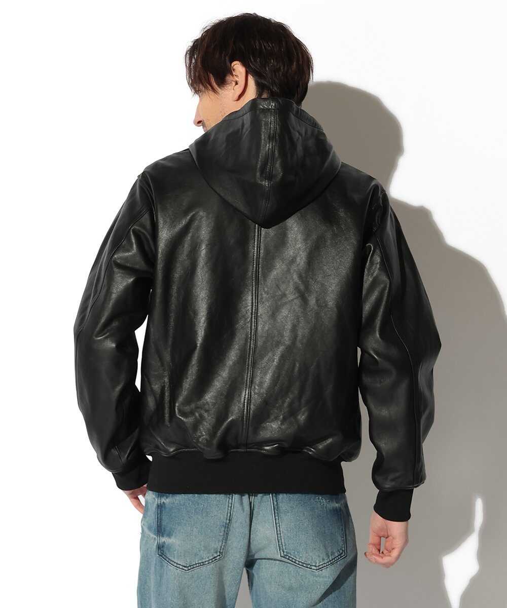 EVIL GLAMOUR リバーシブルレザーパーカ