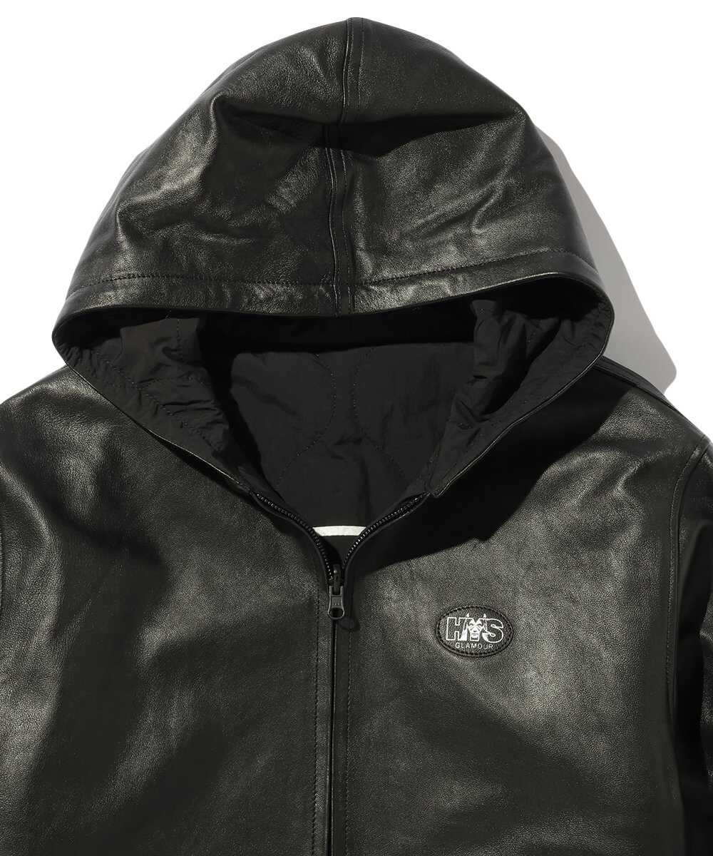 EVIL GLAMOUR リバーシブルレザーパーカ