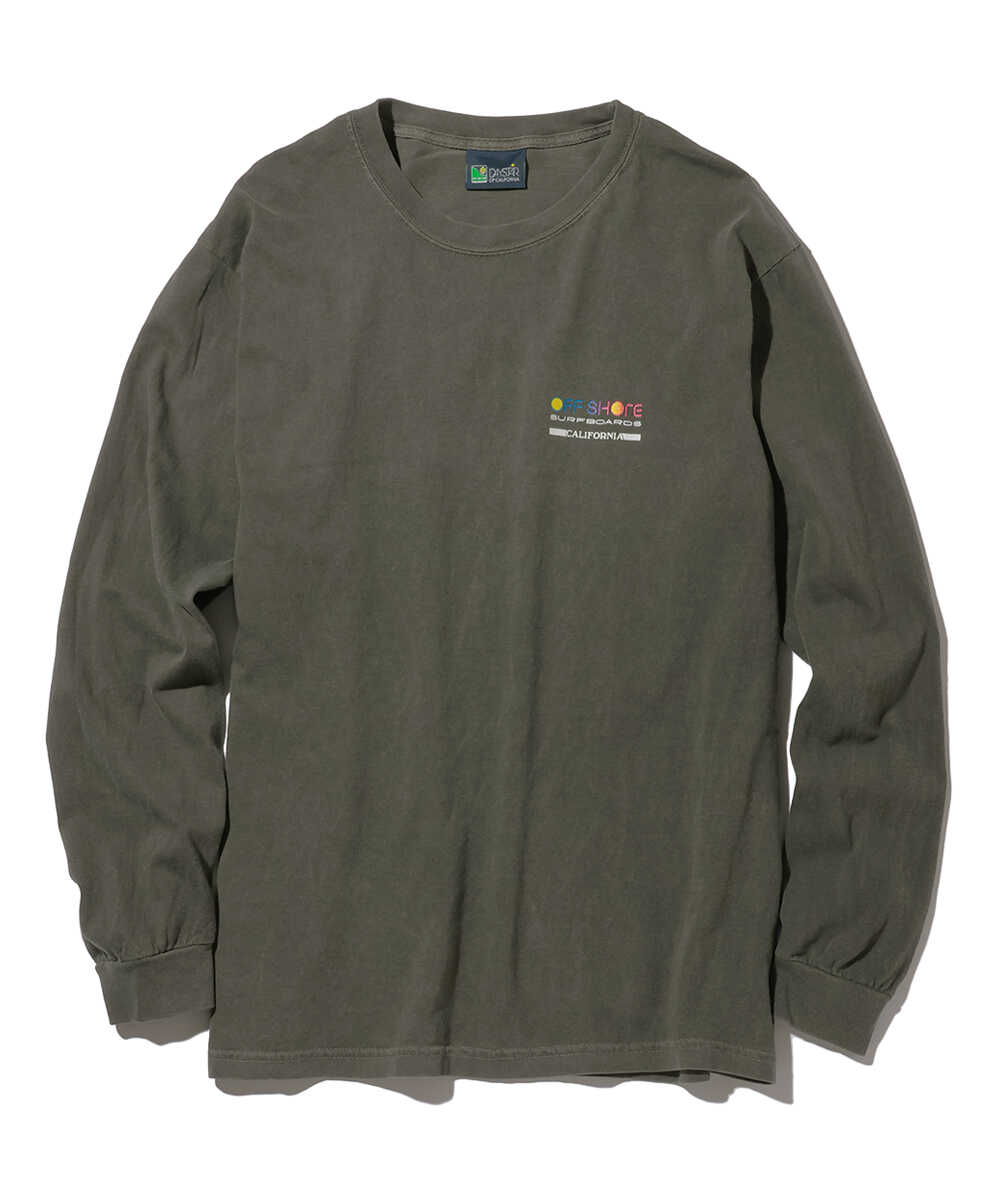 バックロゴプリントロンT