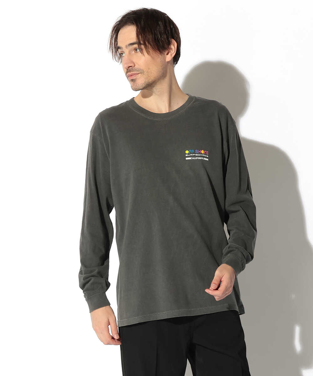 バックロゴプリントロンT