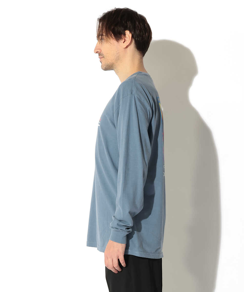 バックロゴプリントロンT