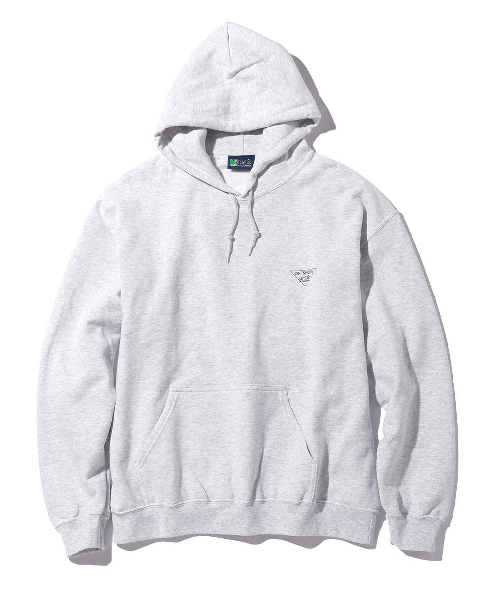 バックロゴプリント プルオーバーパーカ