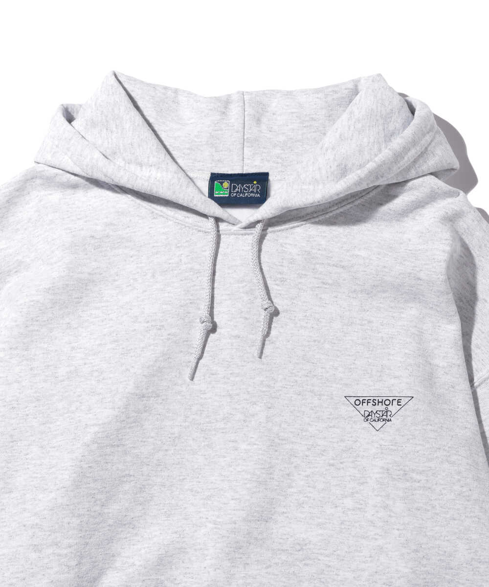 バックロゴプリント プルオーバーパーカ