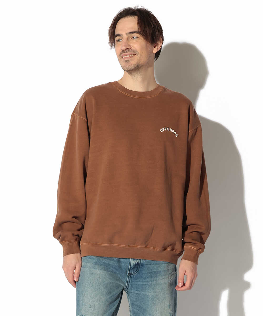 バナナ柄バックプリントスウェット