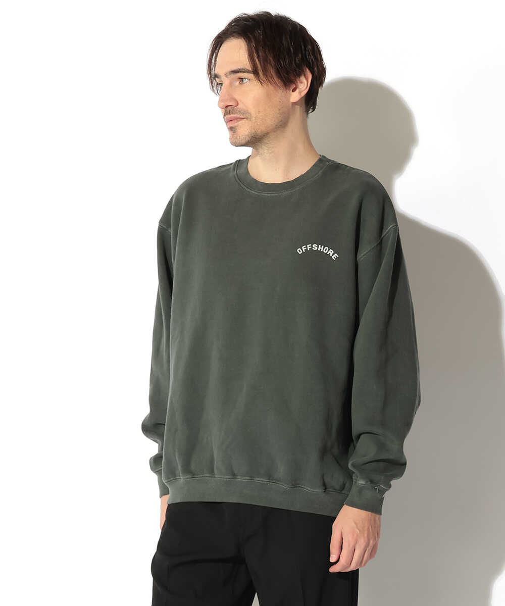 バナナ柄バックプリントスウェット