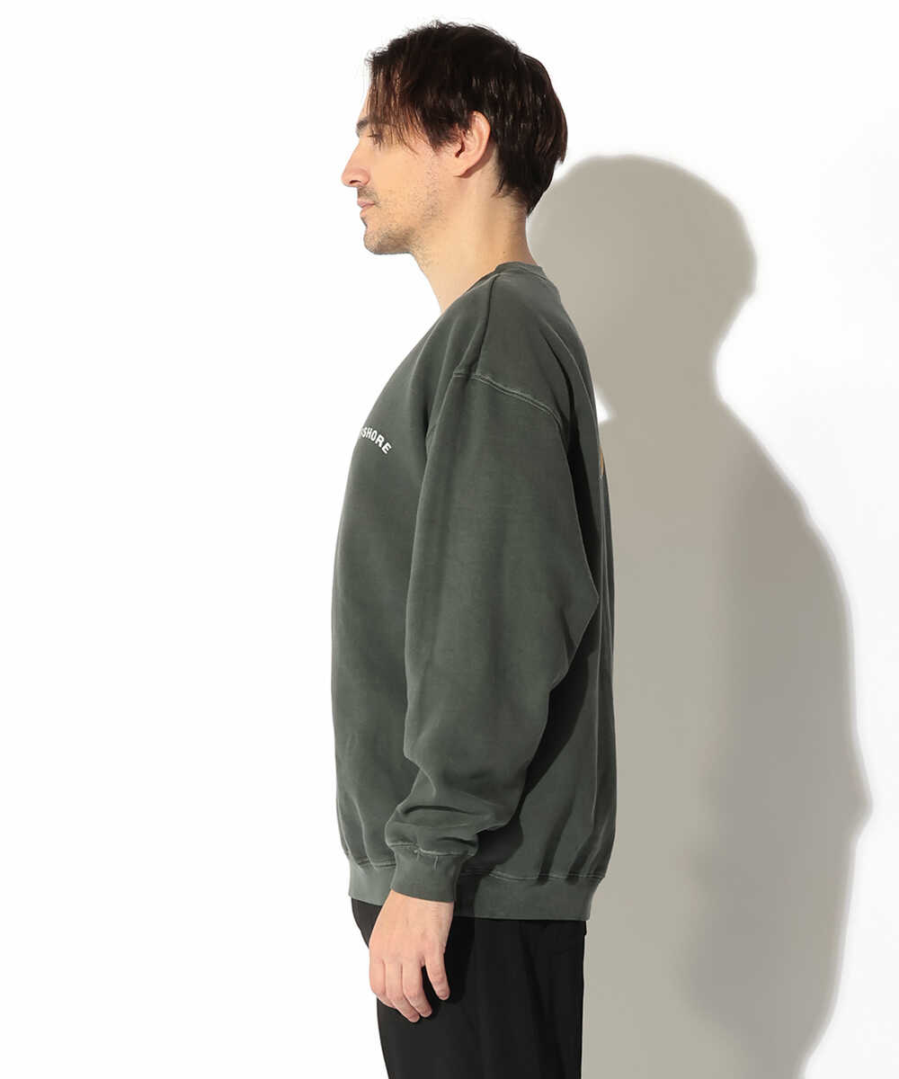 バナナ柄バックプリントスウェット