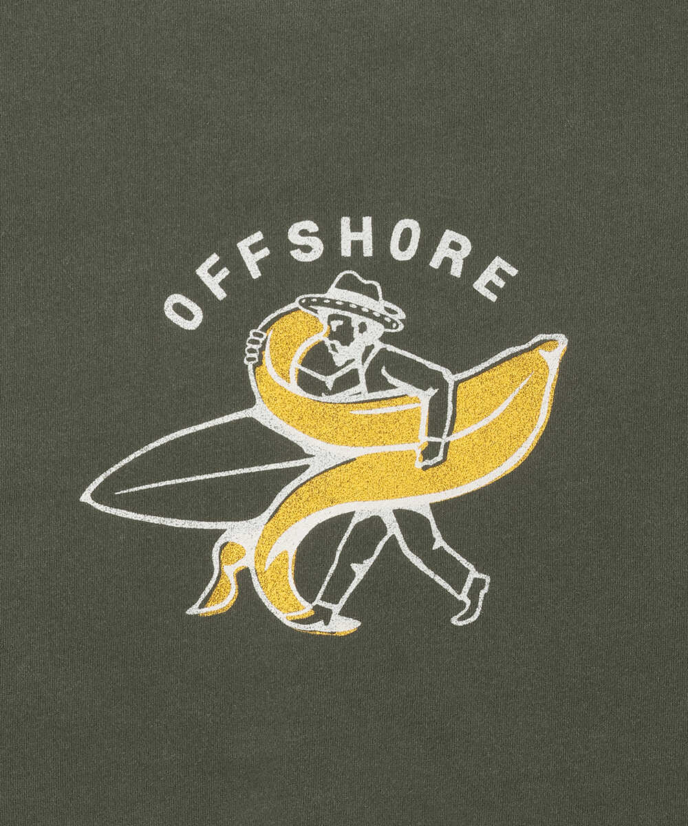 バナナ柄バックプリントスウェット