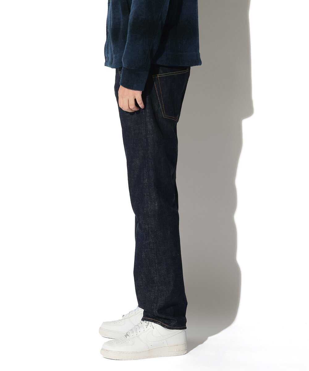 ヴィンテージ風 テイパード デニムパンツ