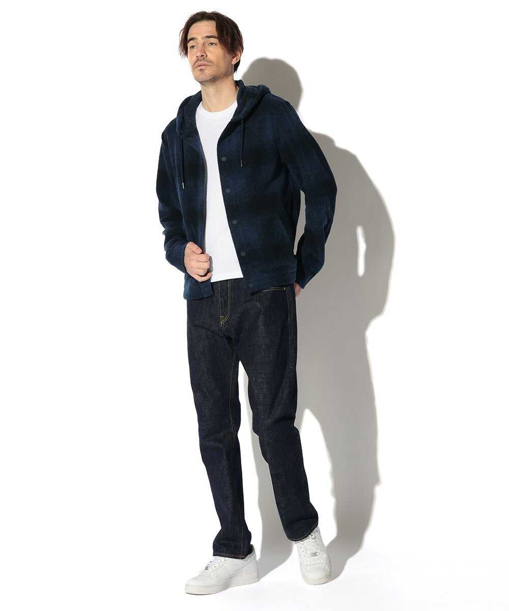 ヴィンテージ風 テイパード デニムパンツ