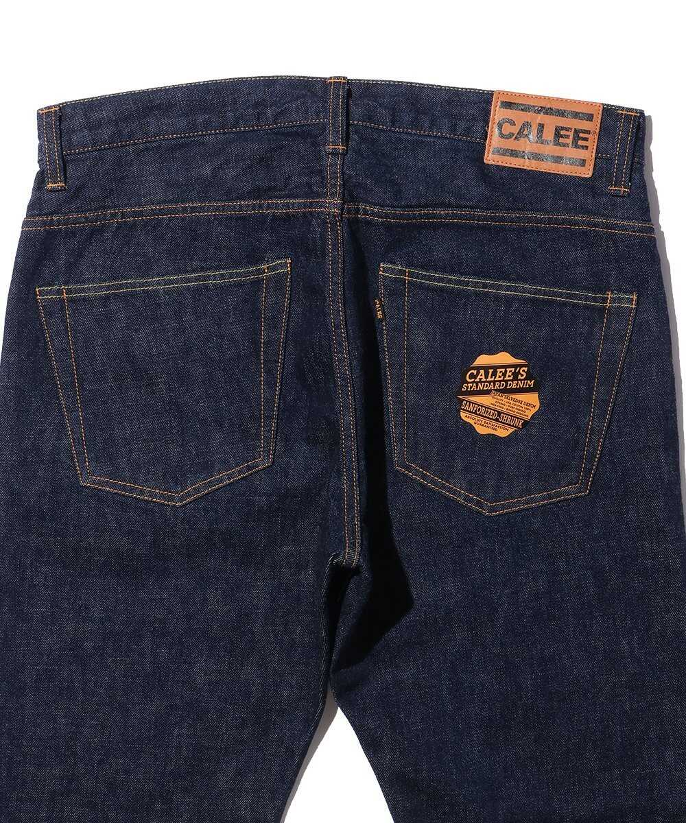 ヴィンテージ風 テイパード デニムパンツ