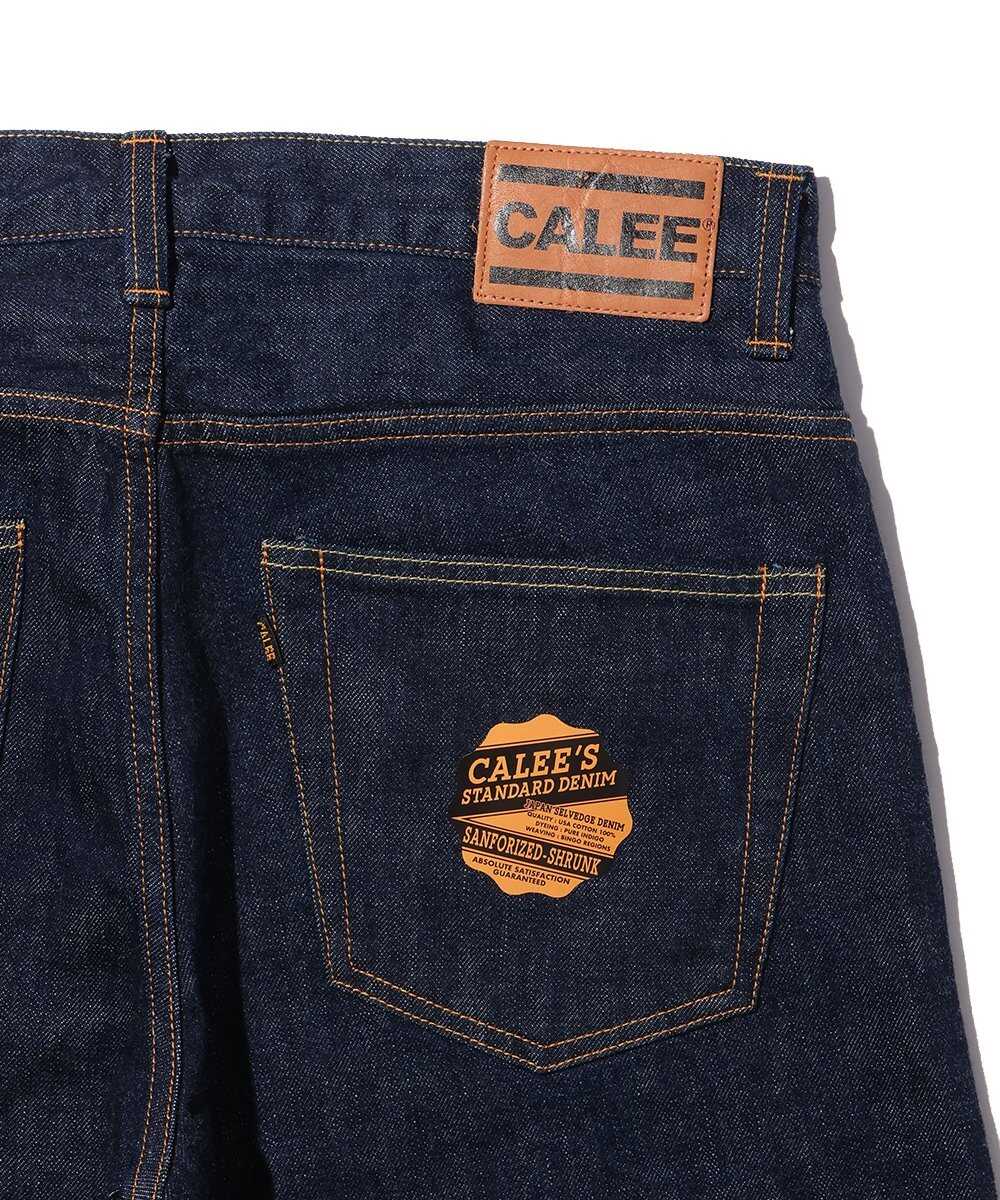 ヴィンテージ風 テイパード デニムパンツ