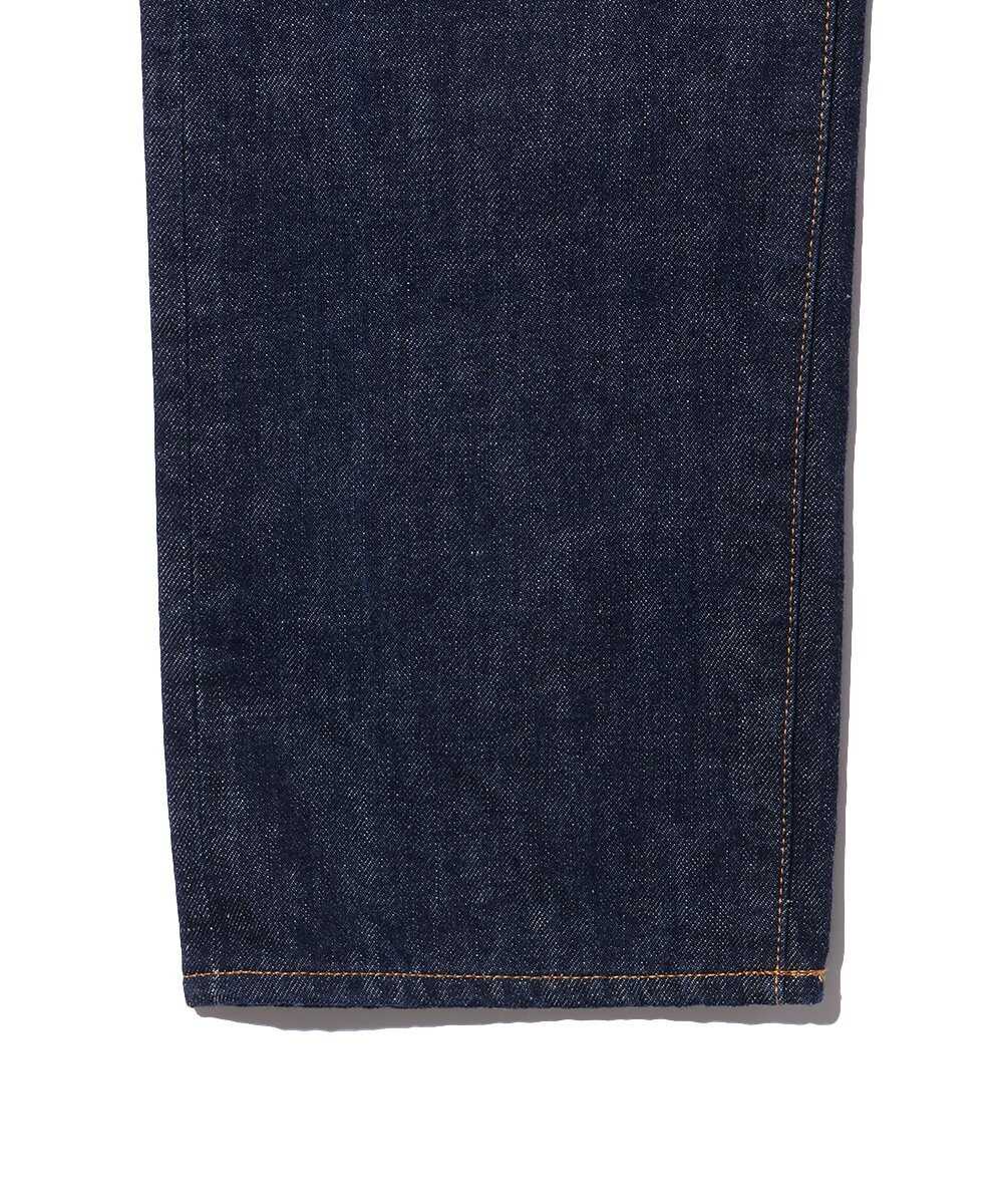 ヴィンテージ風 テイパード デニムパンツ