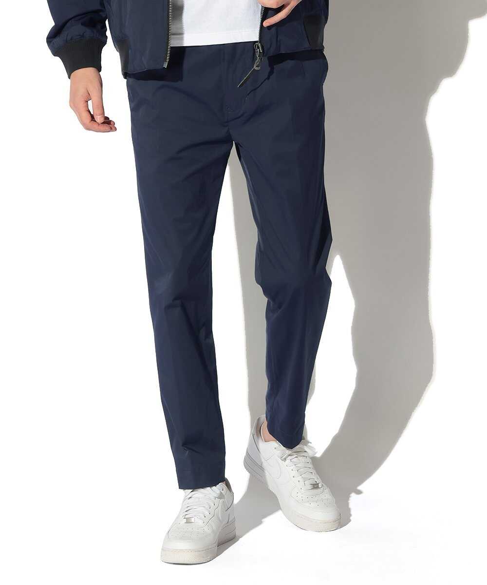 コットンナイロンスリムパンツ