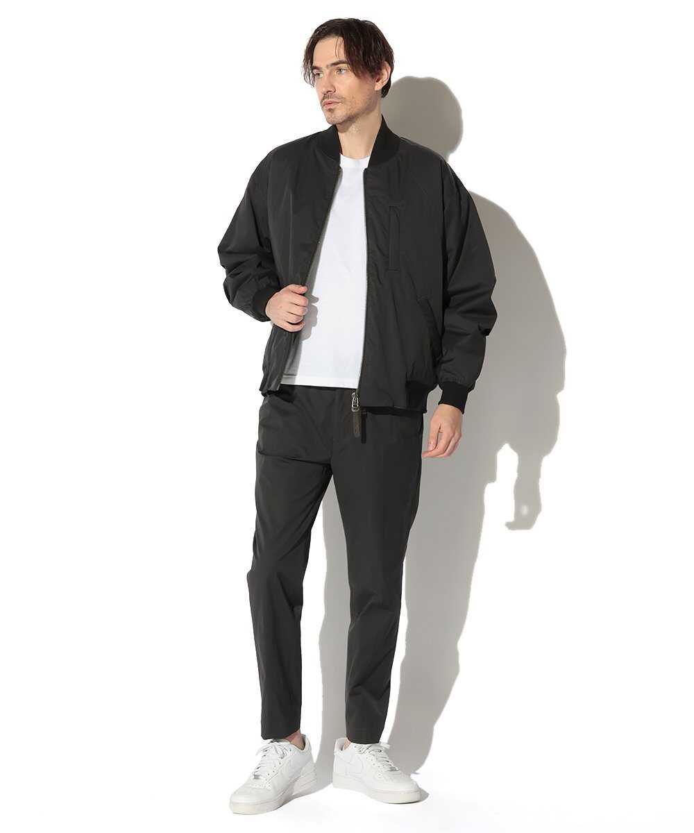 コットンナイロンスリムパンツ