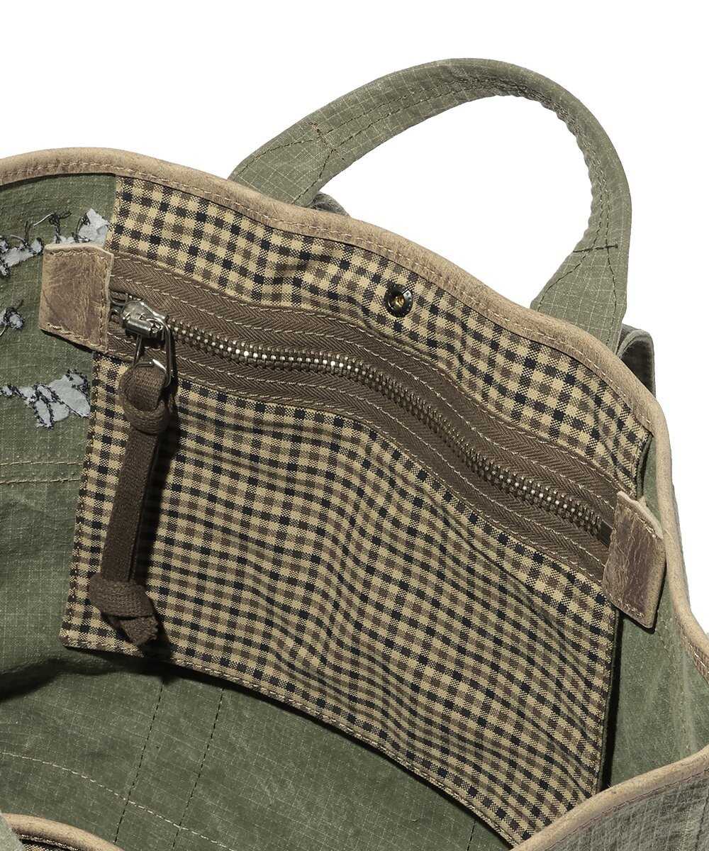 ジップポケットトート