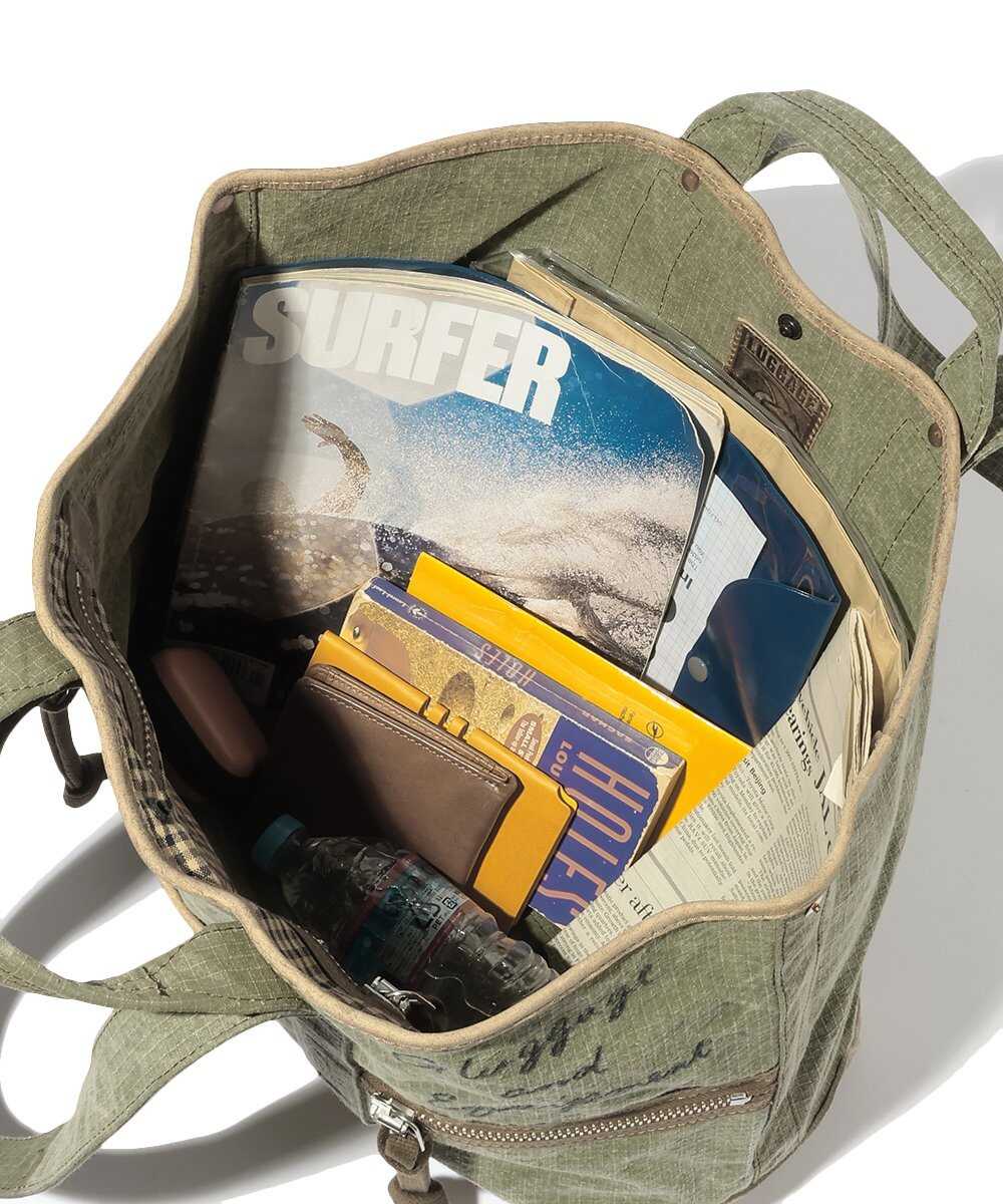 ジップポケットトート