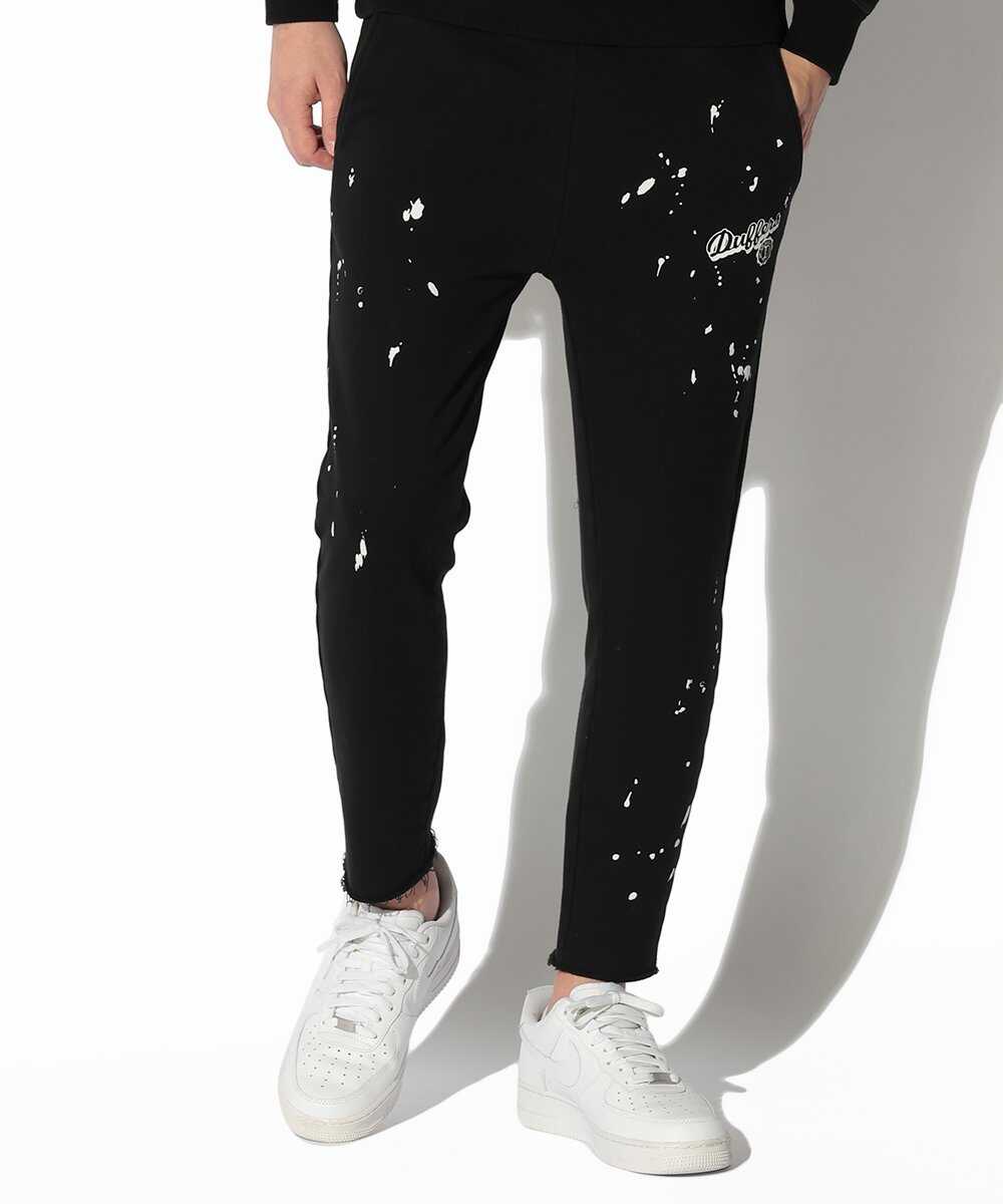 ペイントスウェット スリムパンツ