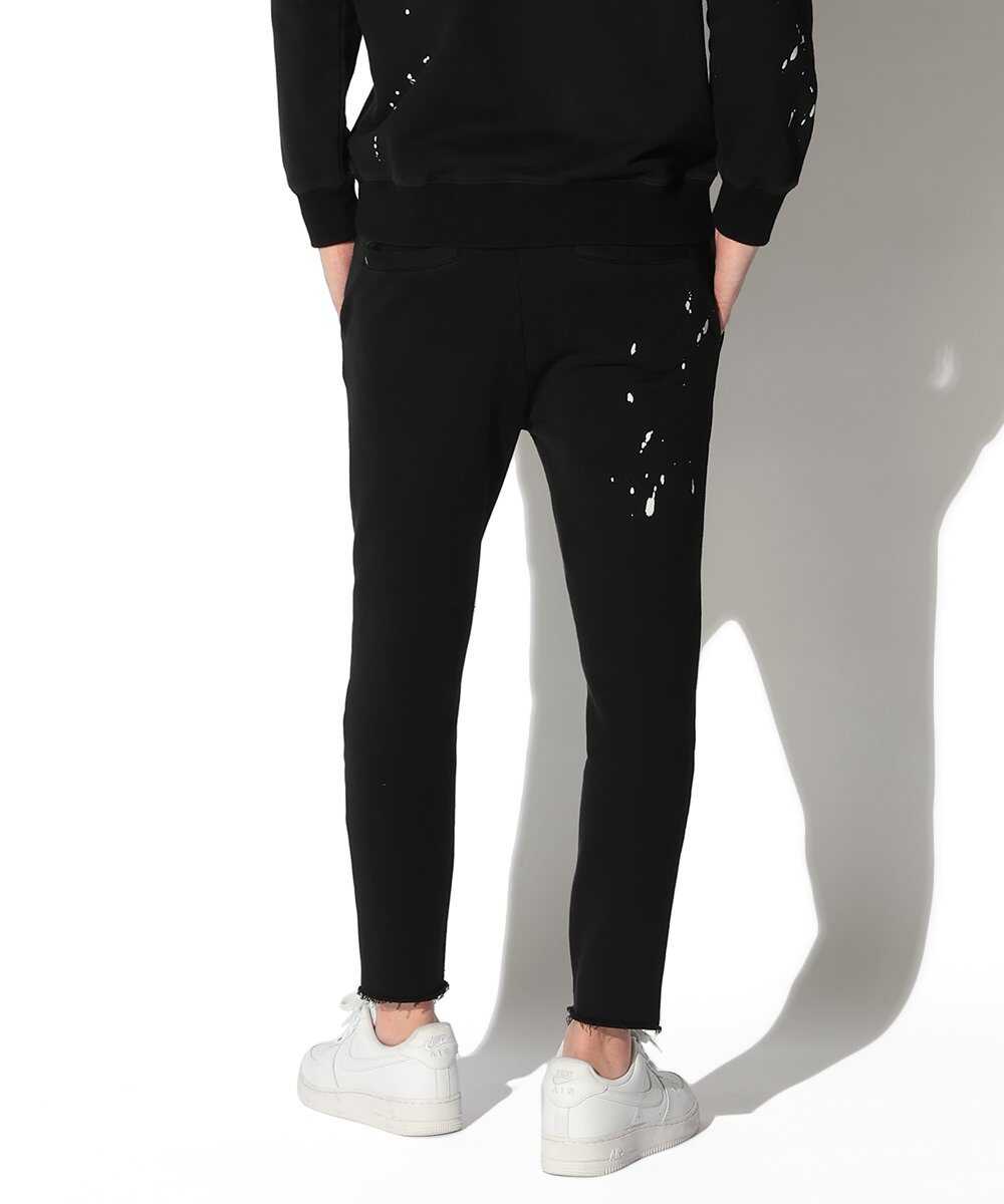 ペイントスウェット スリムパンツ