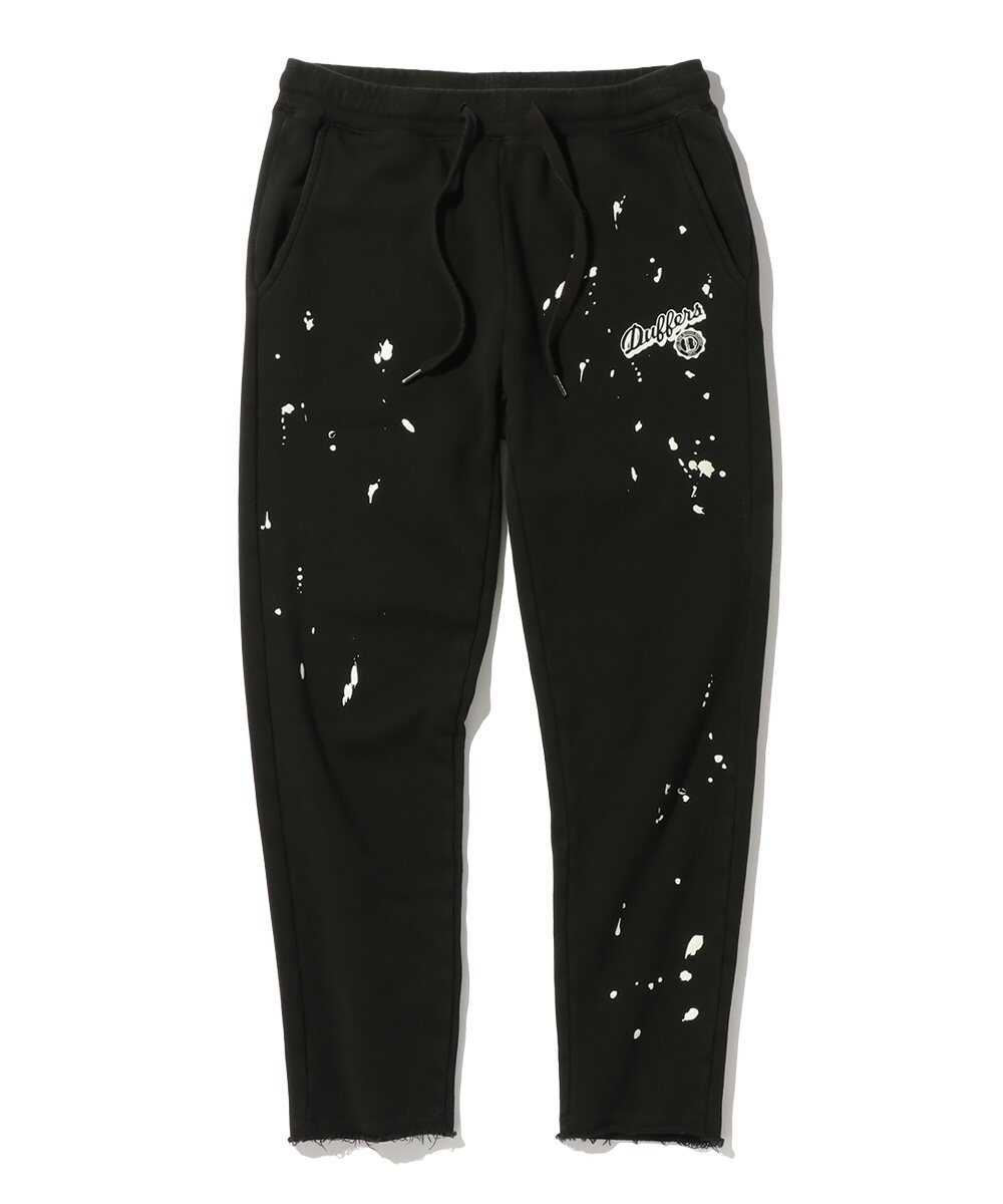 ペイントスウェット スリムパンツ