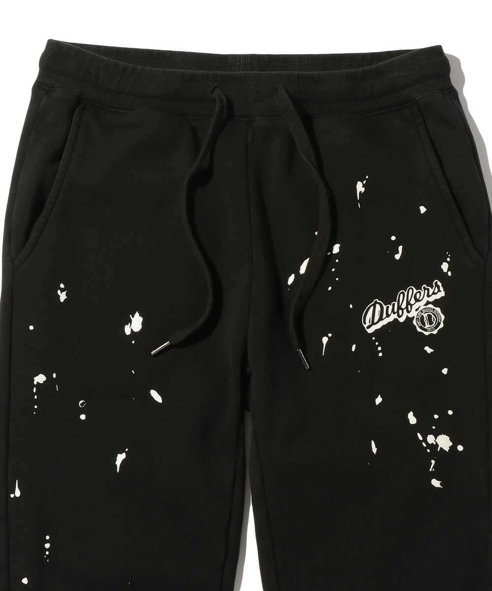 ペイントスウェット スリムパンツ