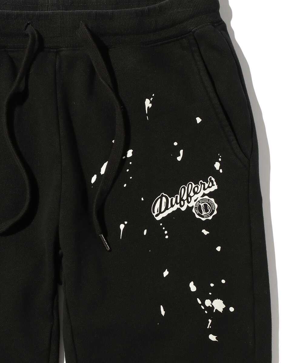 ペイントスウェット スリムパンツ