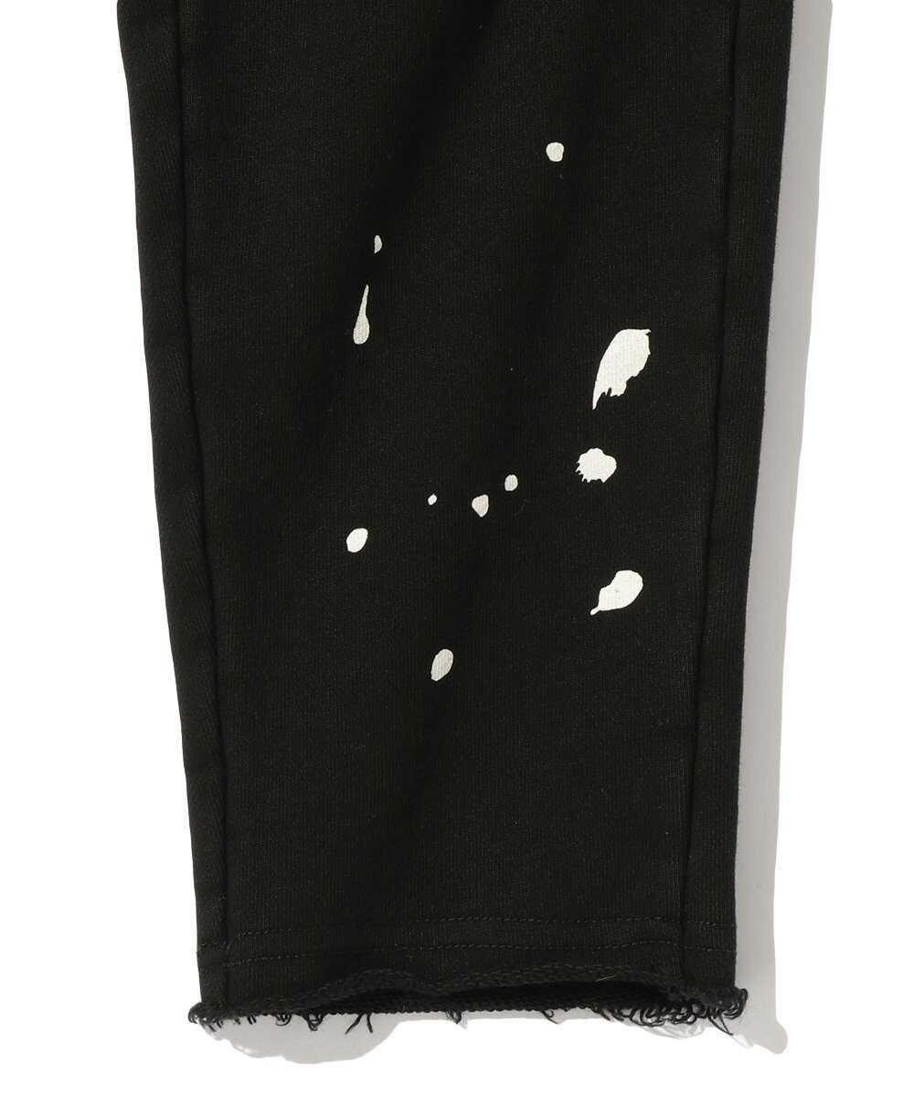 ペイントスウェット スリムパンツ