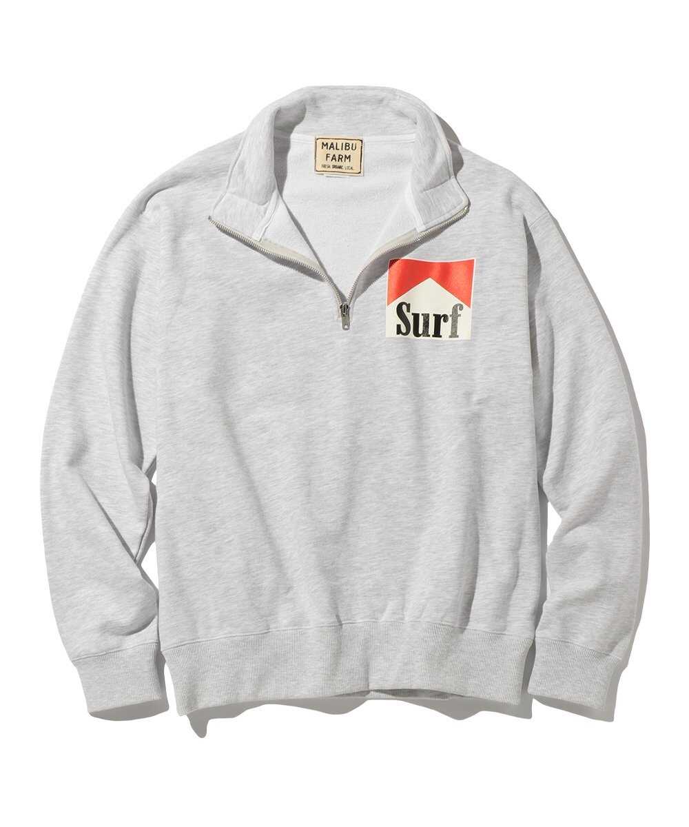 別注限定 プリントハーフジップ スウェットシャツ