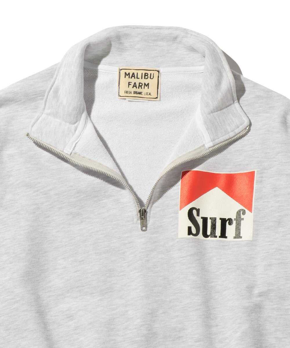 別注限定 プリントハーフジップ スウェットシャツ