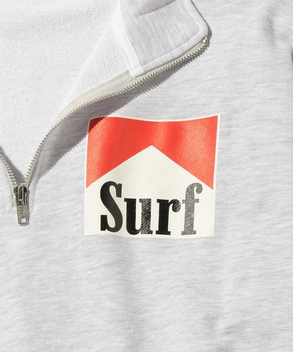 別注限定 プリントハーフジップ スウェットシャツ