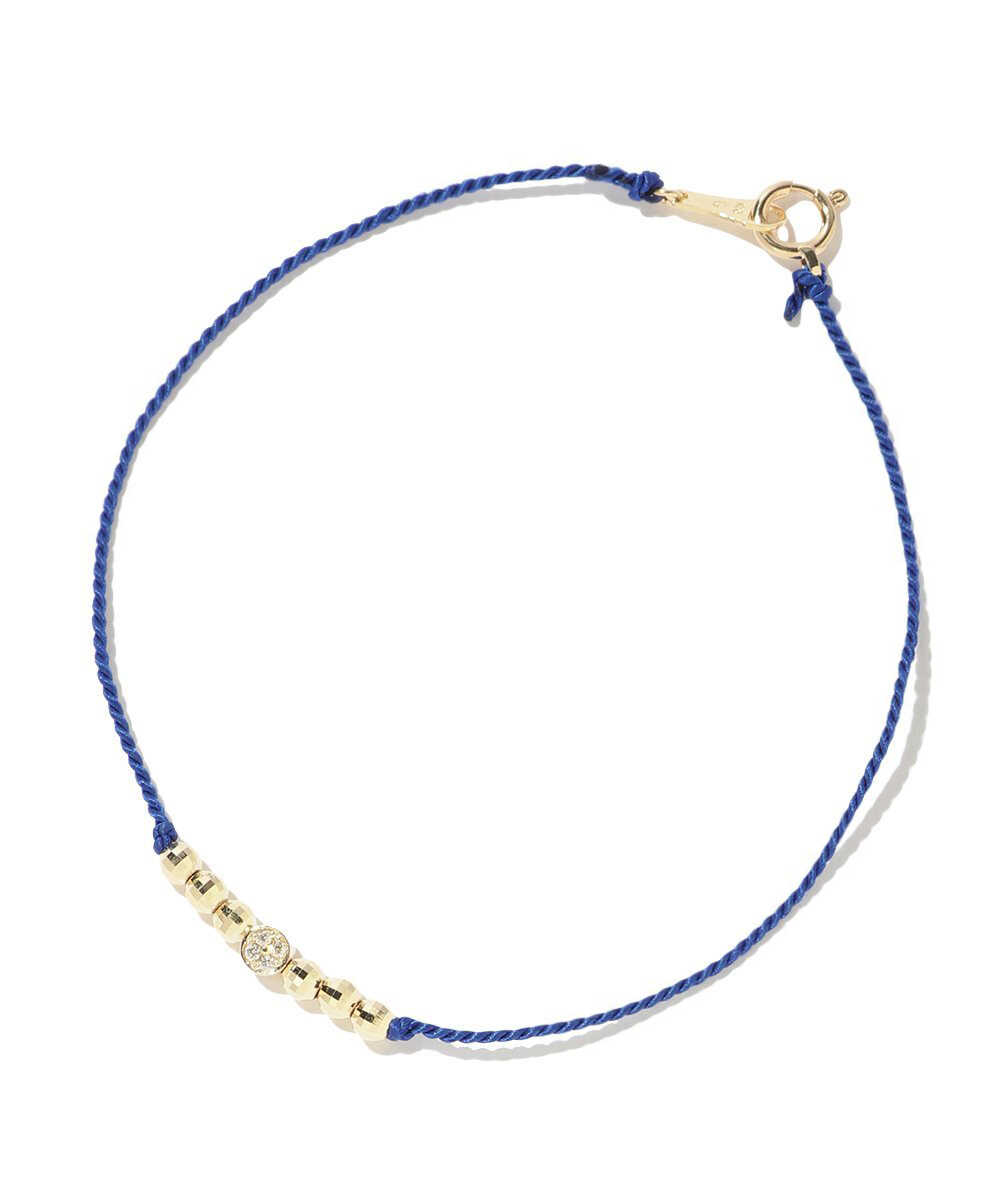 “K10YG ダイヤモンド“ フォーチュンコレクション コードブレスレット