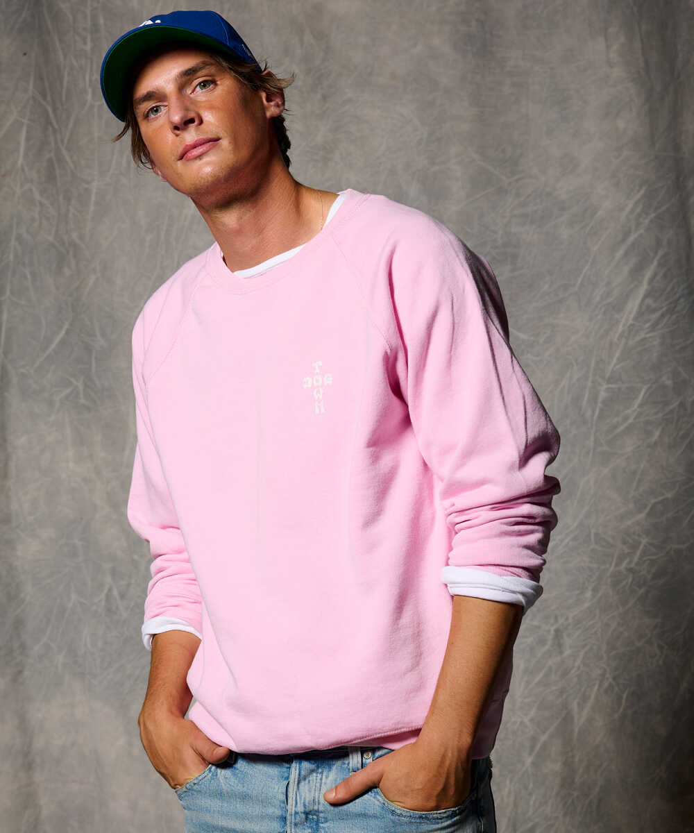 別注限定 バックロゴ入りスウェットシャツ