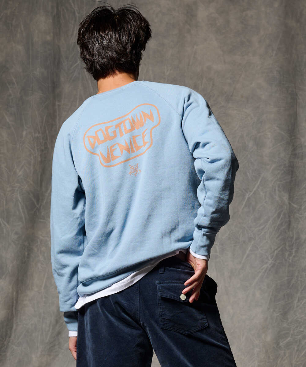 別注限定 バックロゴ入りスウェットシャツ