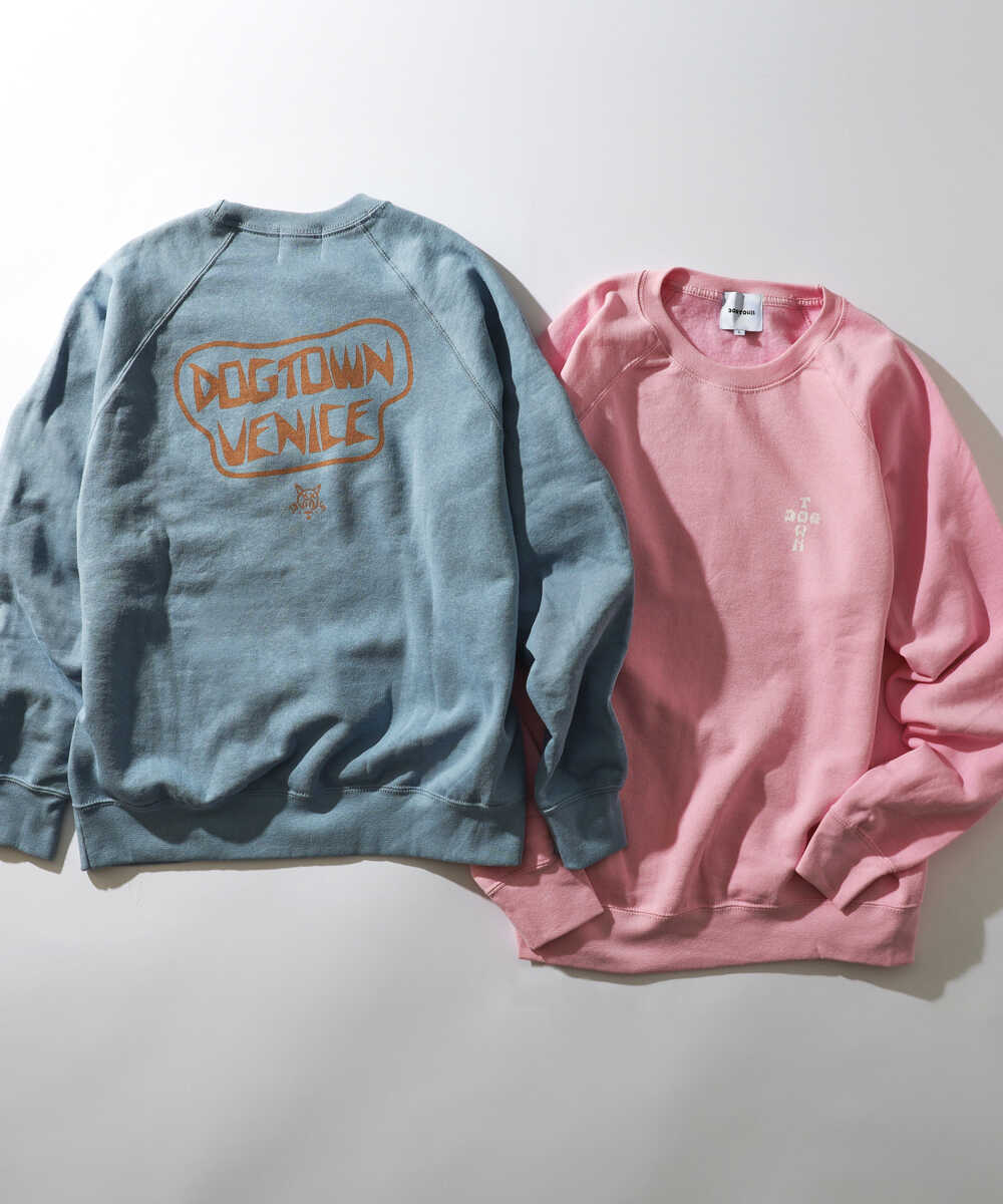 別注限定 バックロゴ入りスウェットシャツ