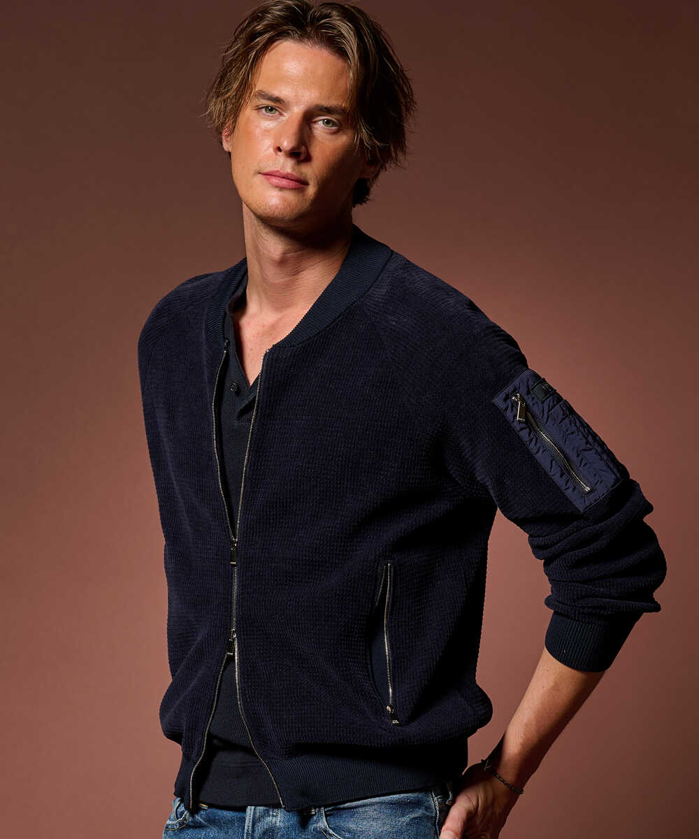 GAVRIO/ガブリオ MA-1 ニットブルゾン