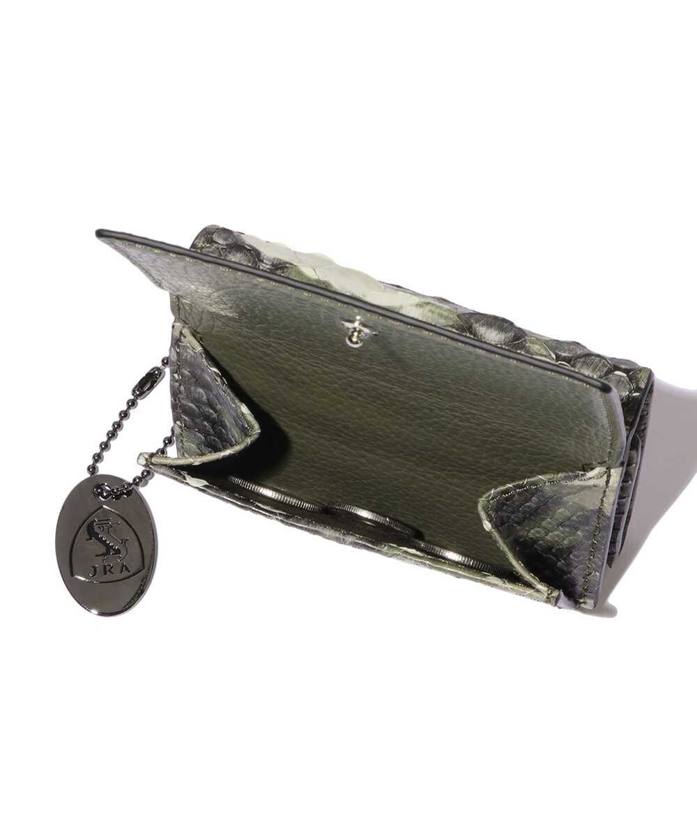 別注限定 受注生産 カモフラージュパイソン 三つ折り財布