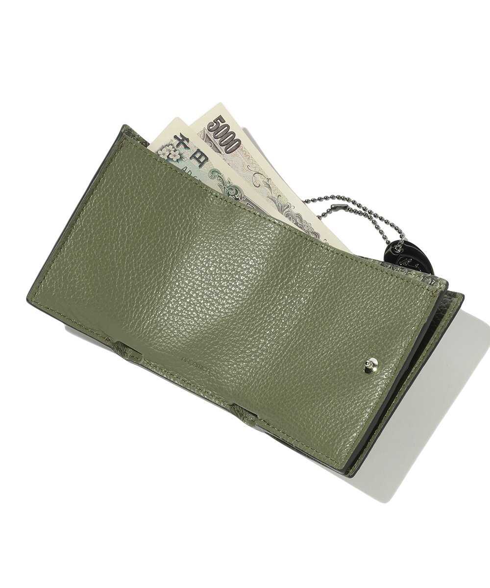 別注限定 受注生産 カモフラージュパイソン 三つ折り財布