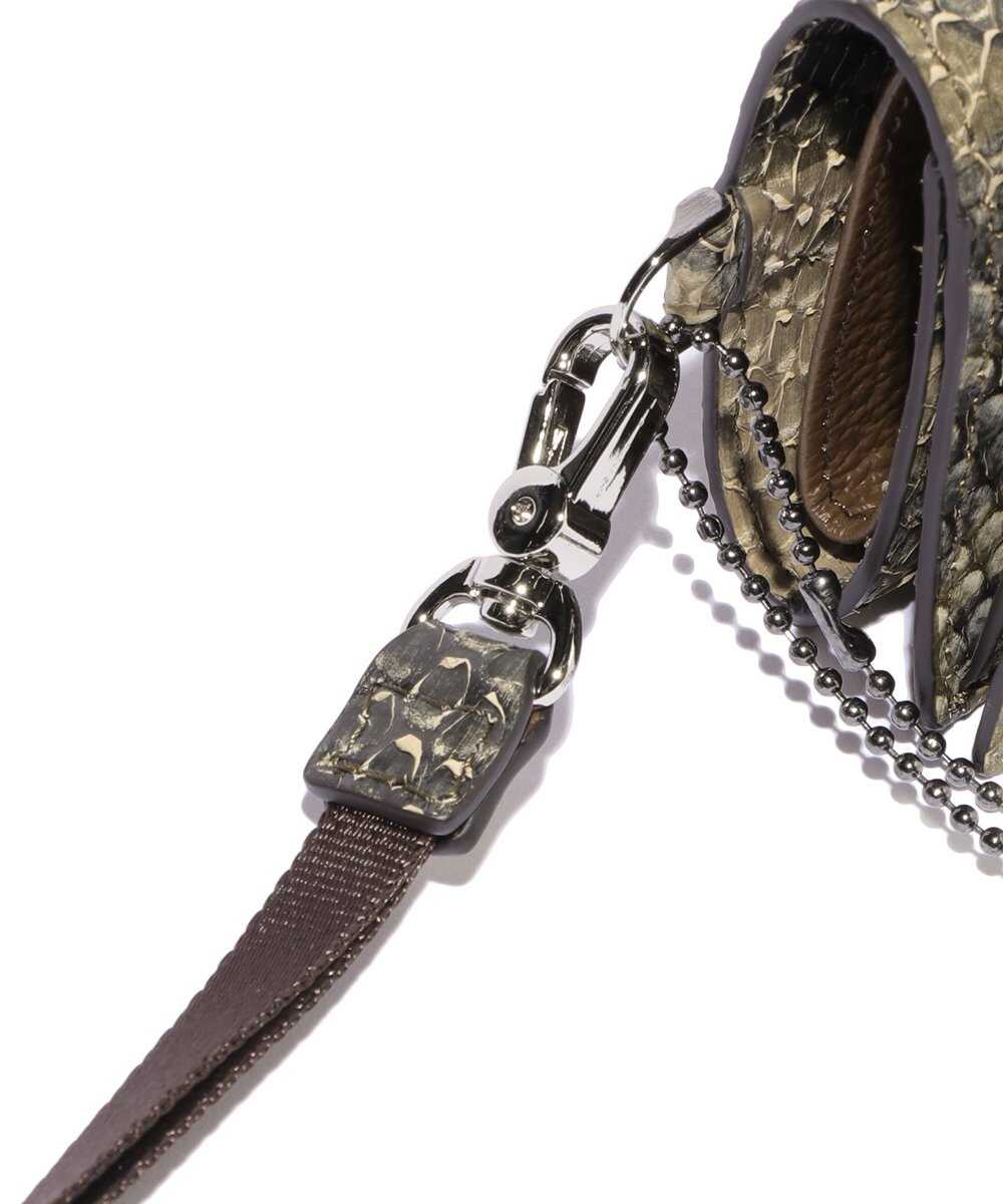 別注限定 受注生産 カモフラージュパイソン 三つ折り財布