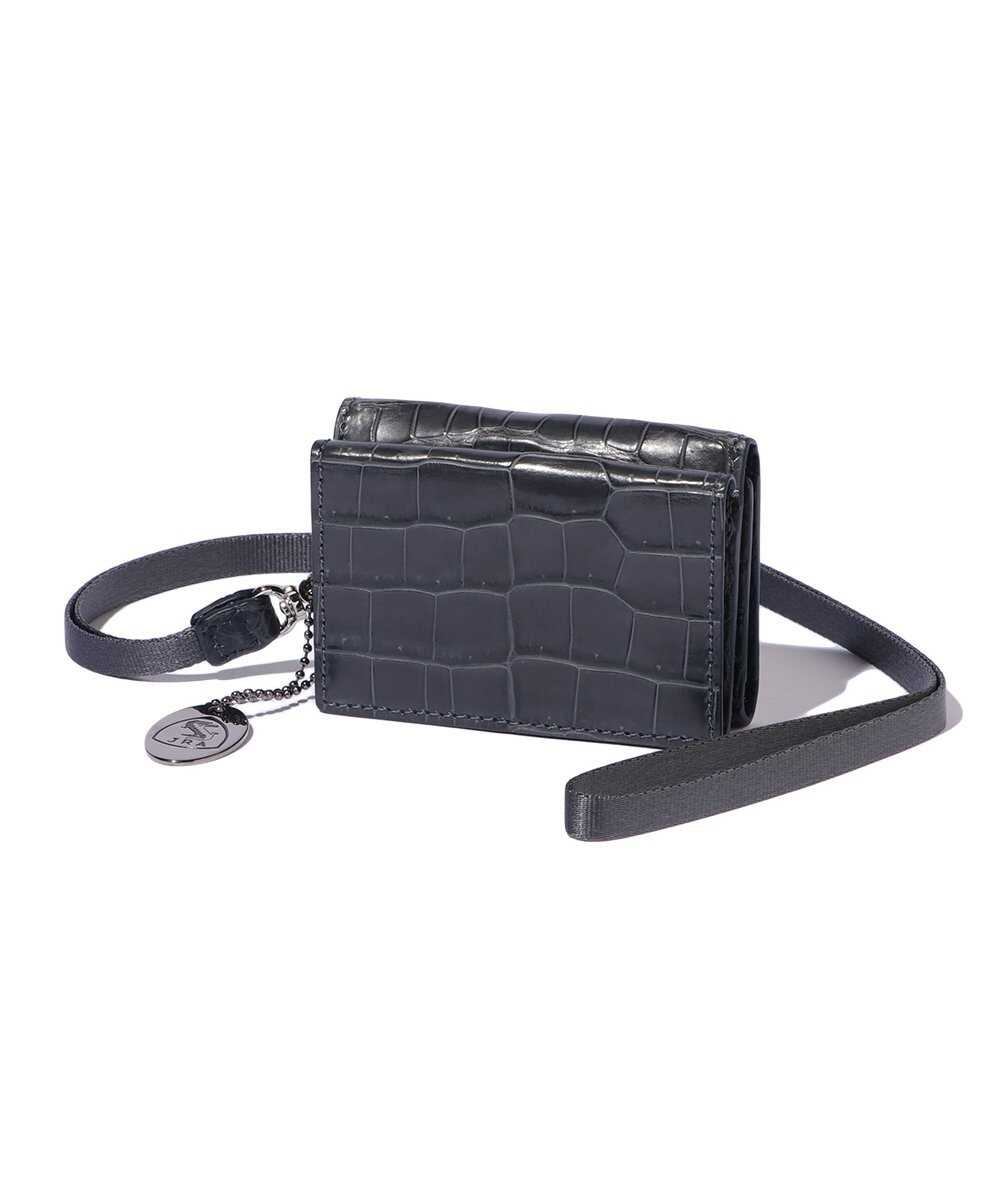 別注限定 受注生産 クロコ 三つ折り財布