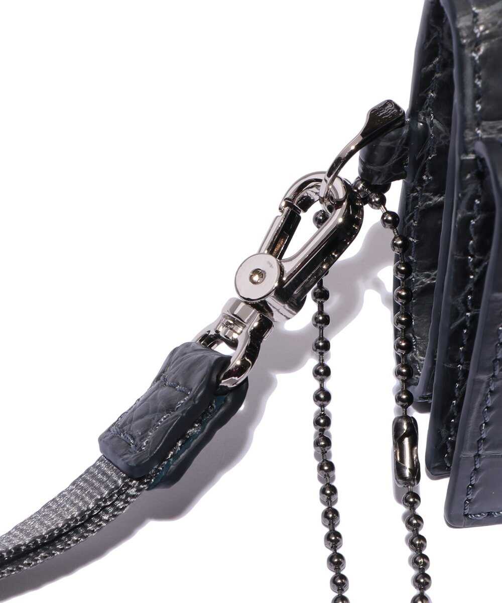 別注限定 受注生産 クロコ 三つ折り財布