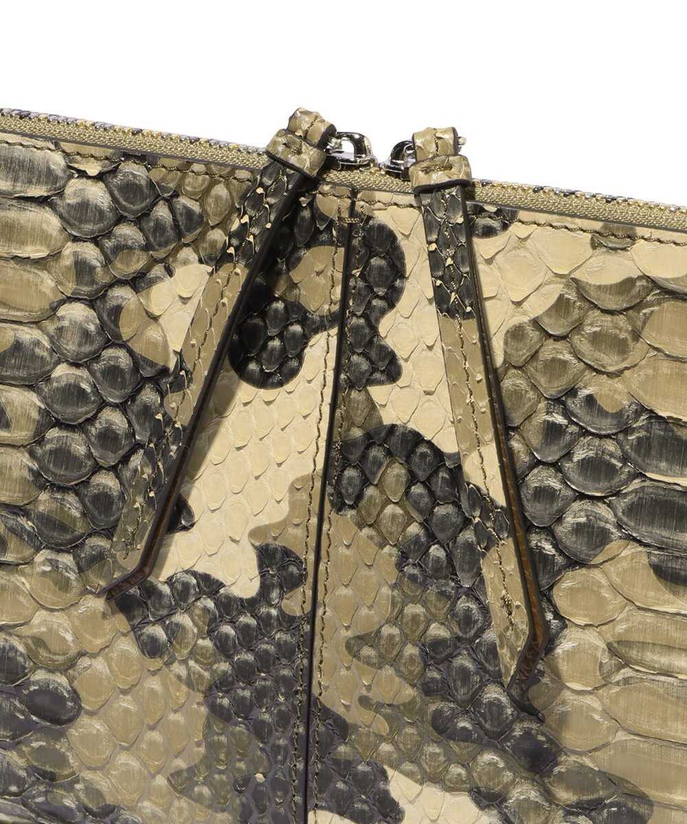 別注限定 受注生産 カモフラージュ パイソンクラッチ