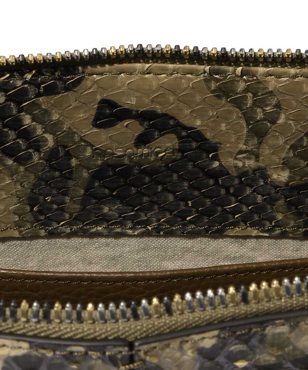 別注限定 受注生産 カモフラージュ パイソンクラッチ