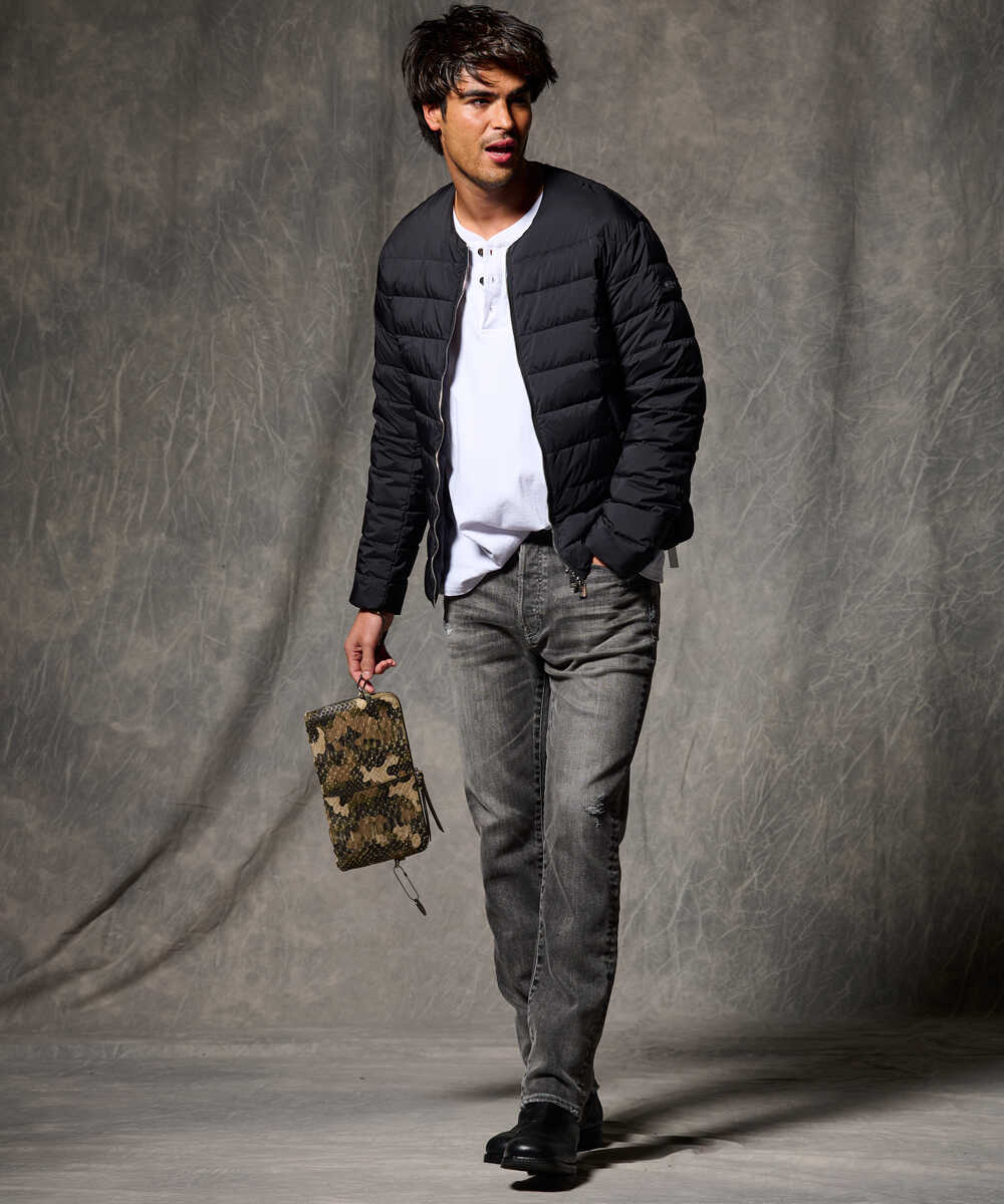 別注限定 受注生産 カモフラージュ パイソンクラッチ