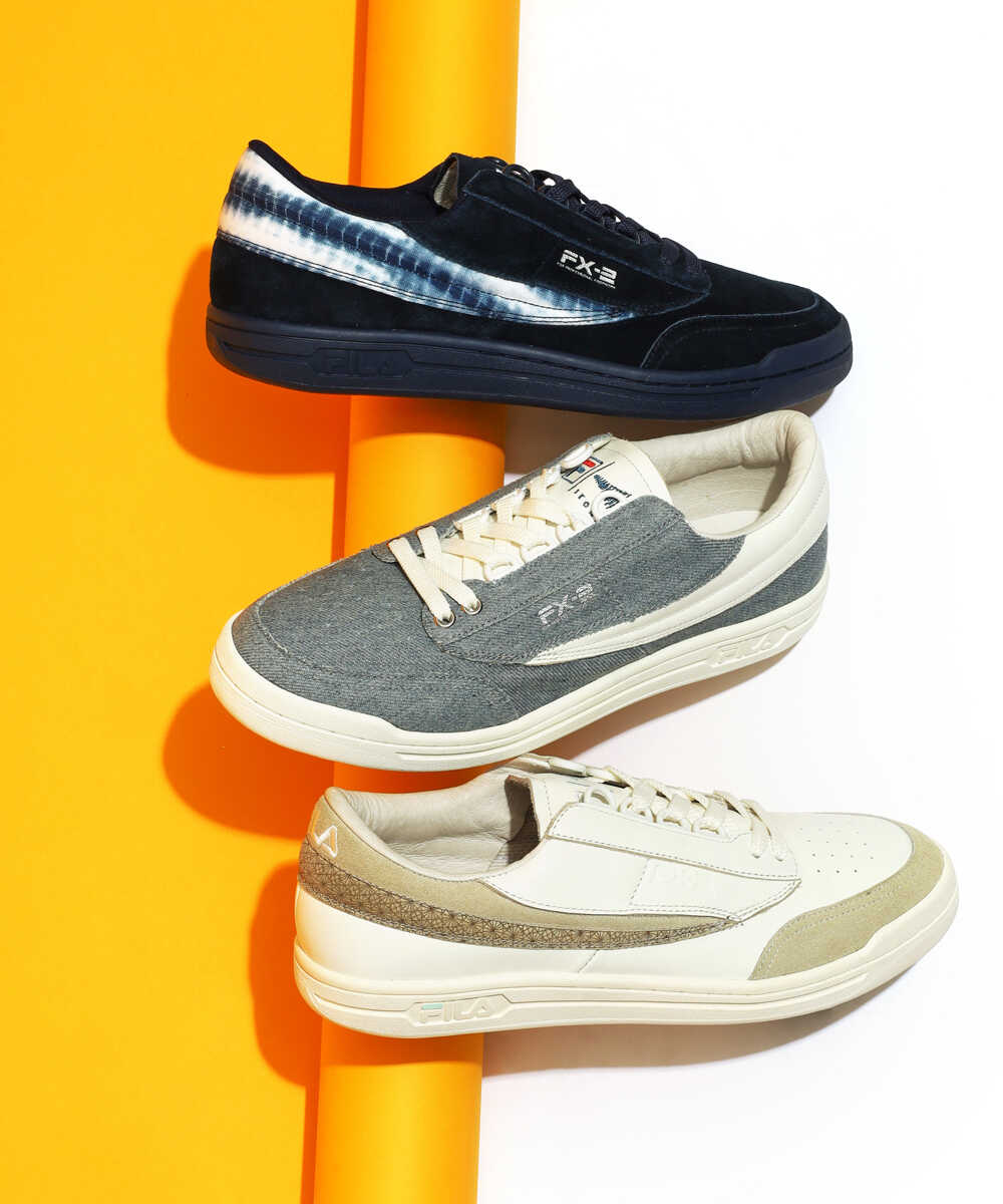 FX-2 x TABATASHIBORI/タバタシボリ スニーカー