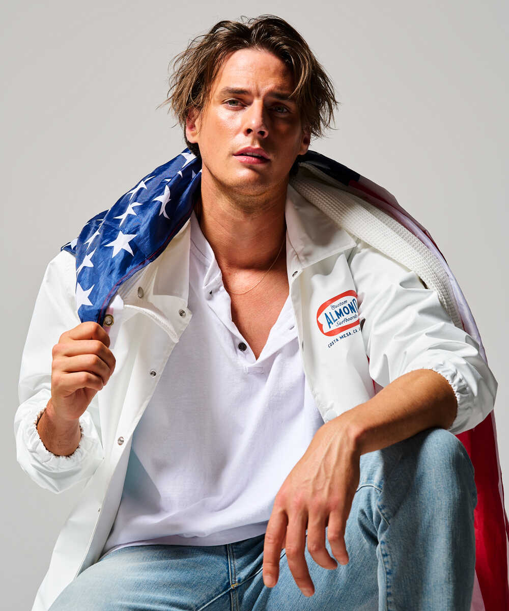 別注限定 バッグロゴ コーチジャケット