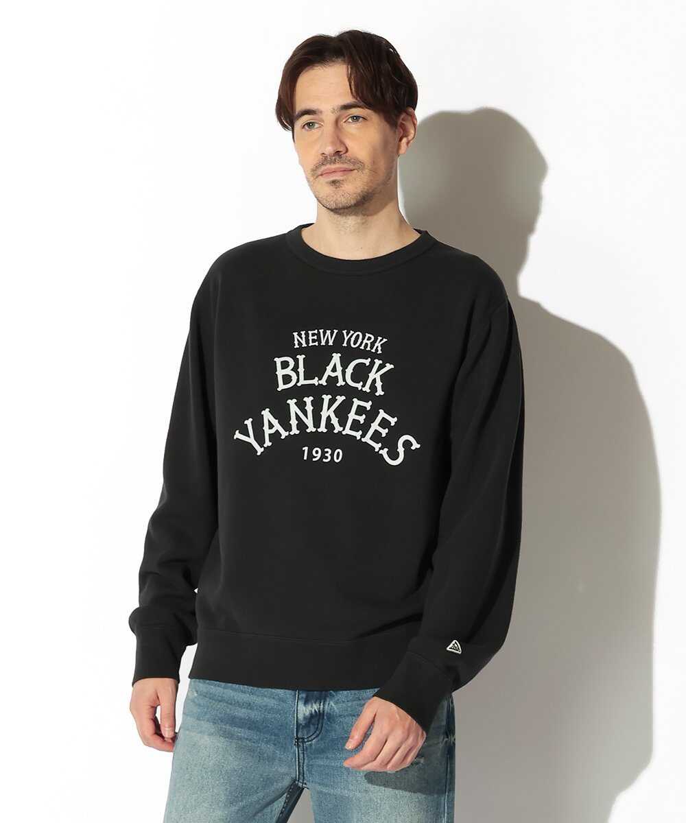 ニューヨークブラックヤンキース プリントスウェットシャツ
