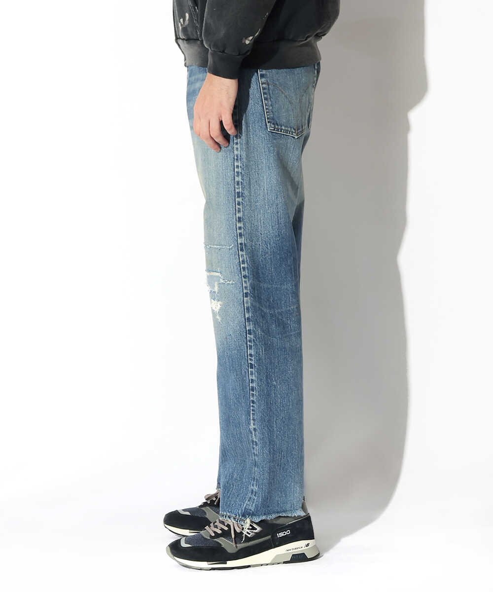 AAR加工 ストレートデニムパンツ