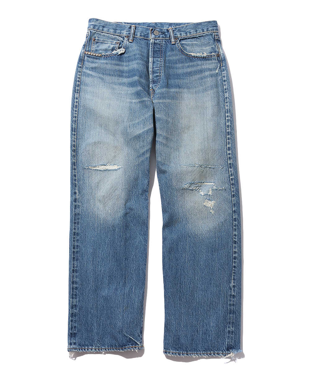 AAR加工 ストレートデニムパンツ