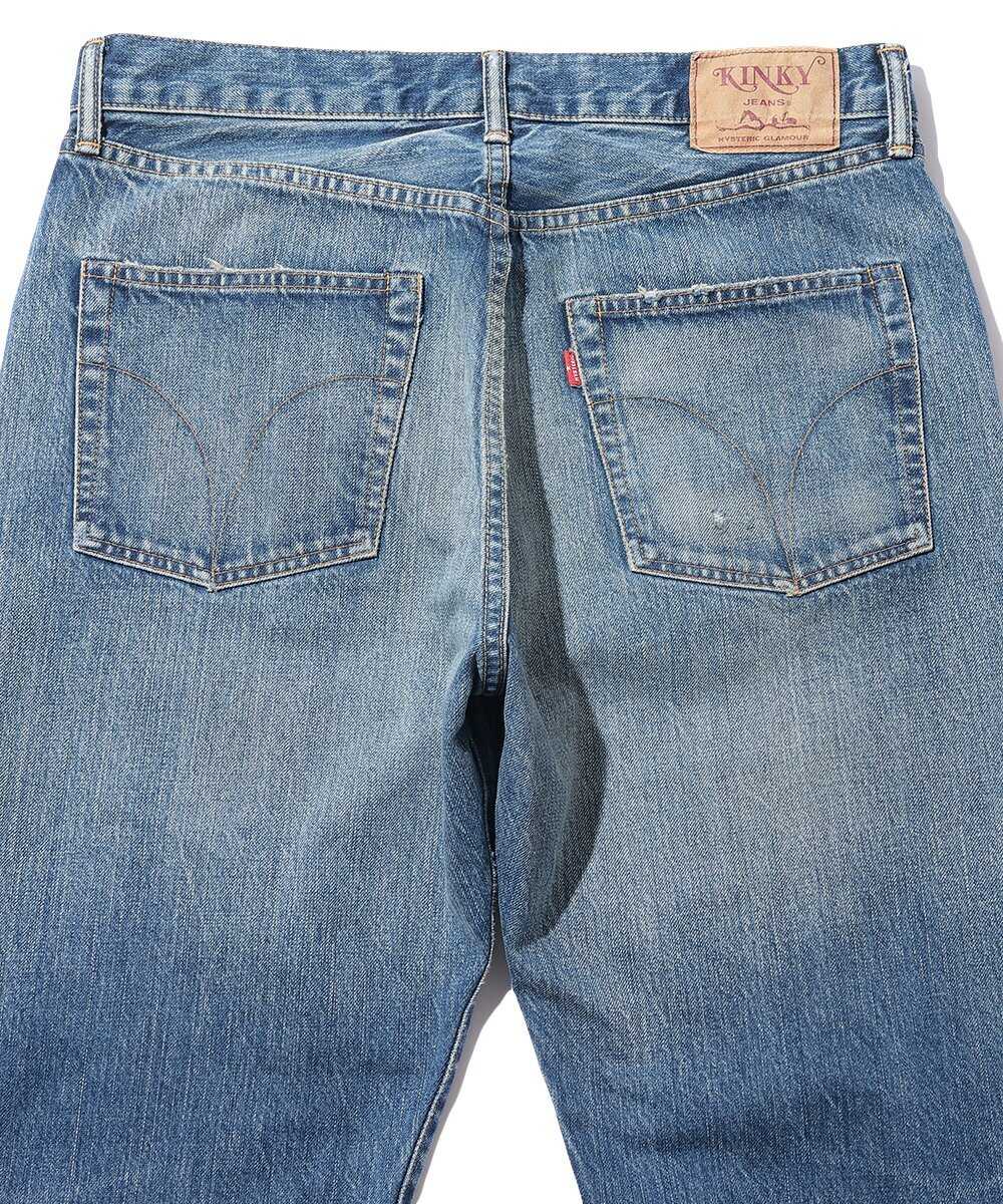 AAR加工 ストレートデニムパンツ