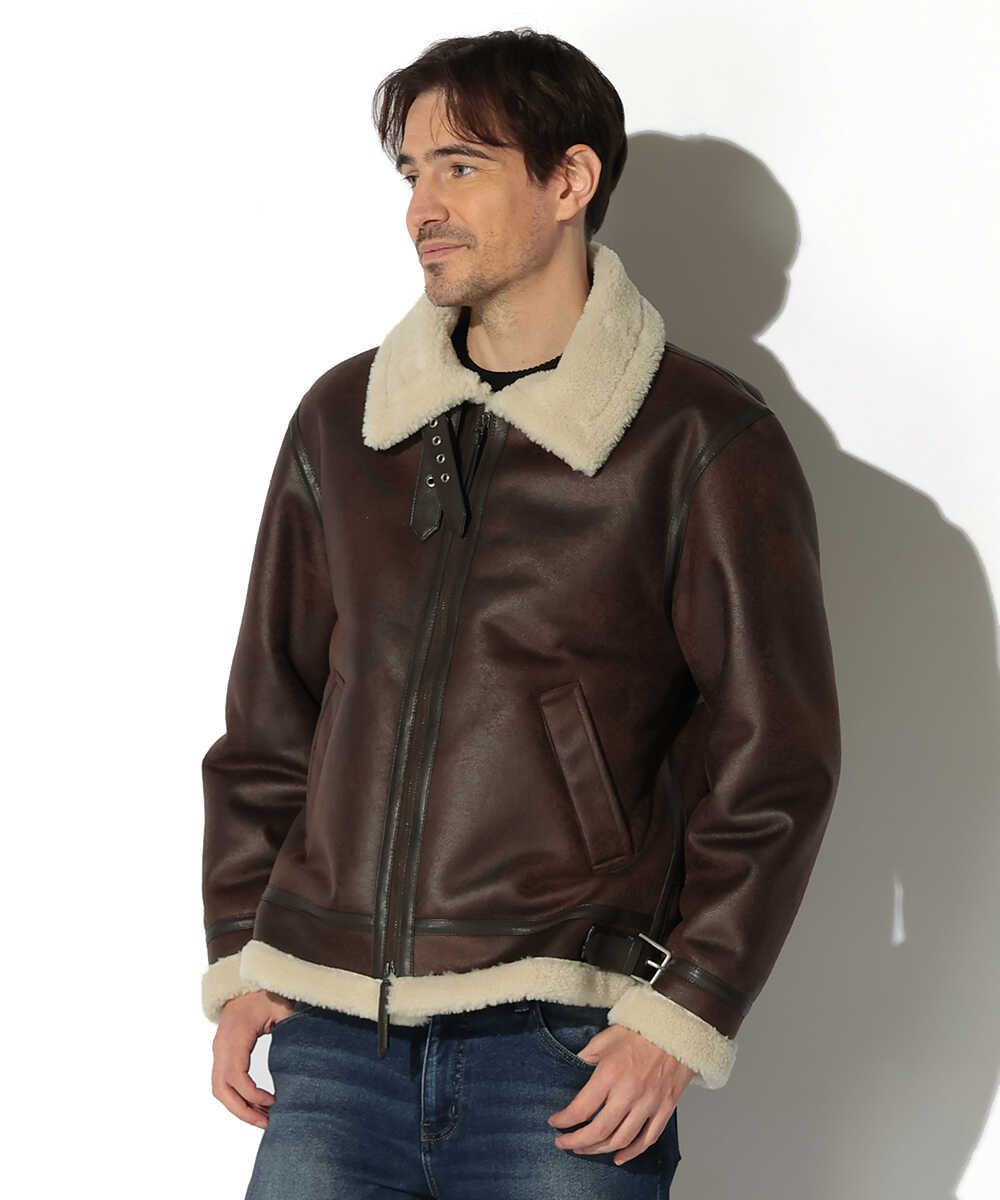 フェイクムートンボマージャケット