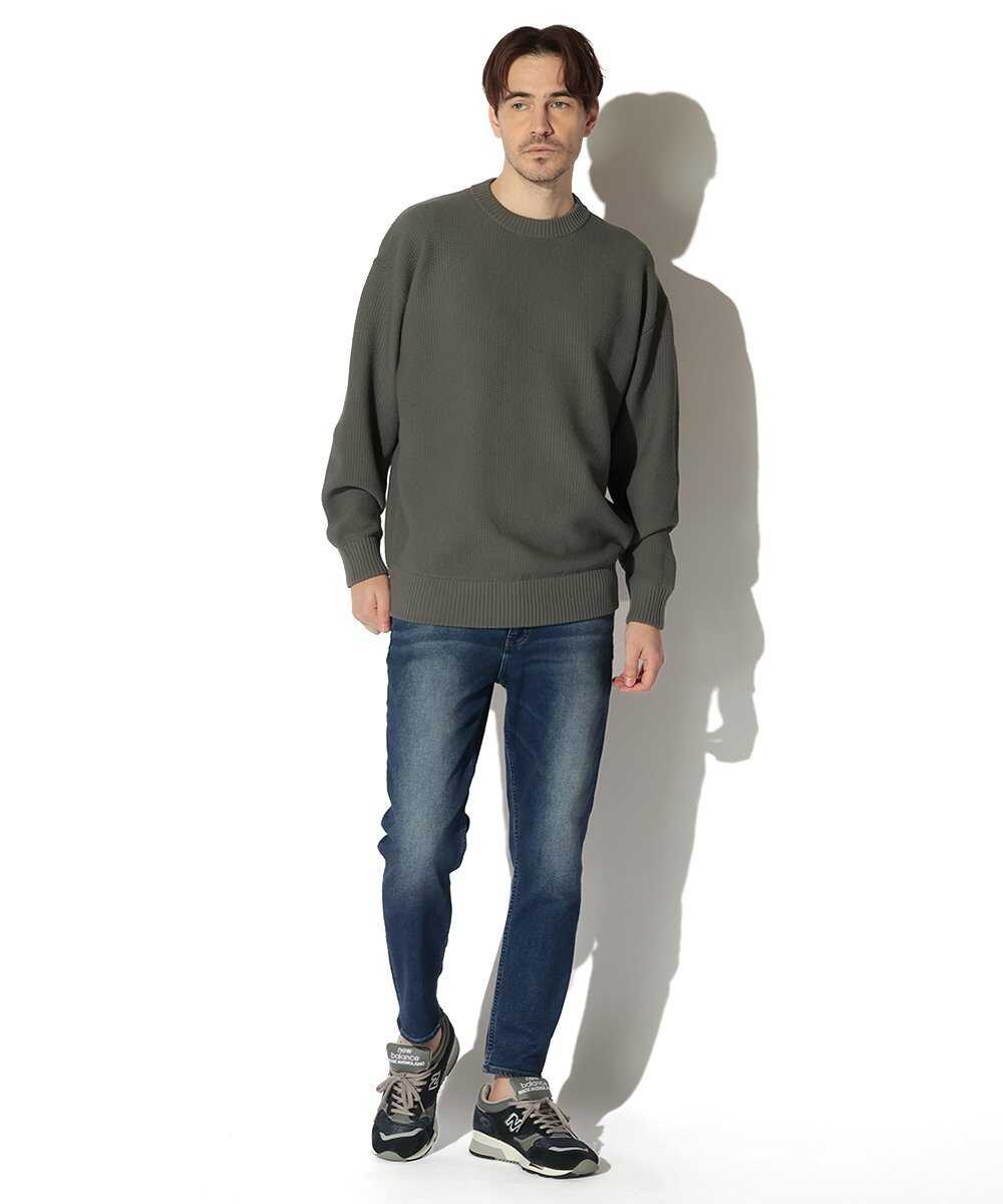 フリースライニングストレッチデニム